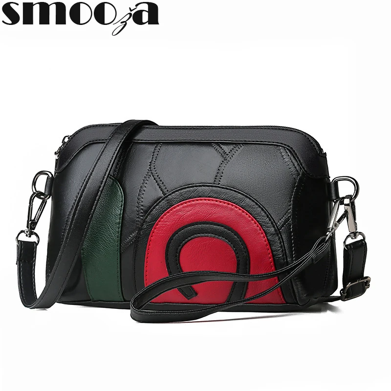 Женские сумки Кроссбоди SMOOZA из натуральной кожи роскошные овечьей 2020|Сумки с