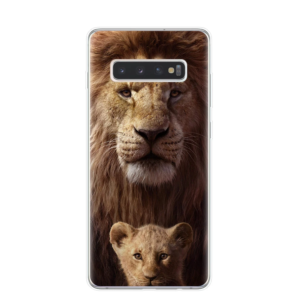 Роскошный чехол для телефона Lion King nala simba timon для samsung Galaxy S10 S9 S8 Plus S6 S7 Edge S10E Lite 5G Мягкий ТПУ чехол Капа Etui