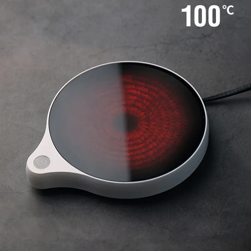 200W Cup Heater Mug Warmer 100°C Hot Tea Makers Coaster 5 Gear Heaters Coffee Milk Heating Pad 110V/220V | Бытовая техника