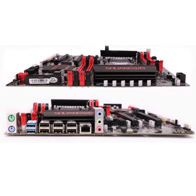 X79  motherboard LGA 2011 with 2*E5 2680 V2 + 2*CPU Cooler