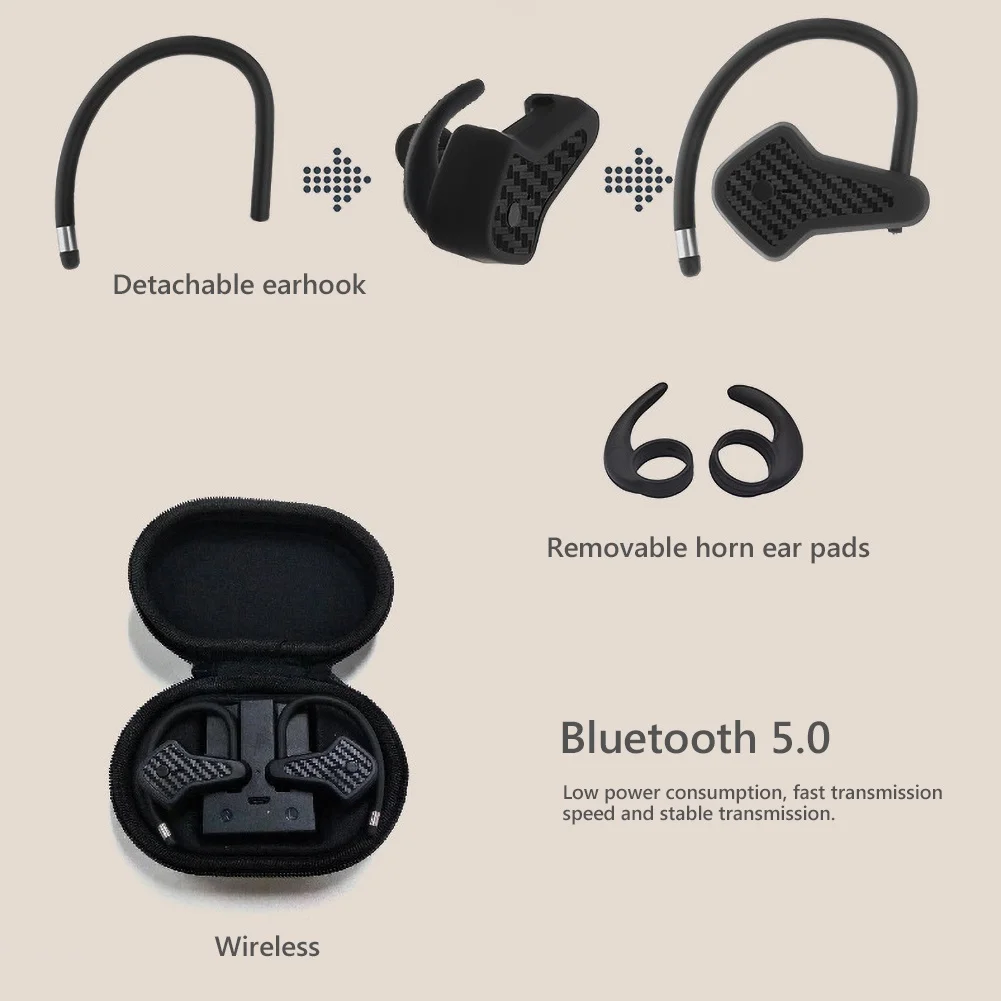Беспроводные наушники Bluetooth шумоподавление TWS наушники-вкладыши с зарядным
