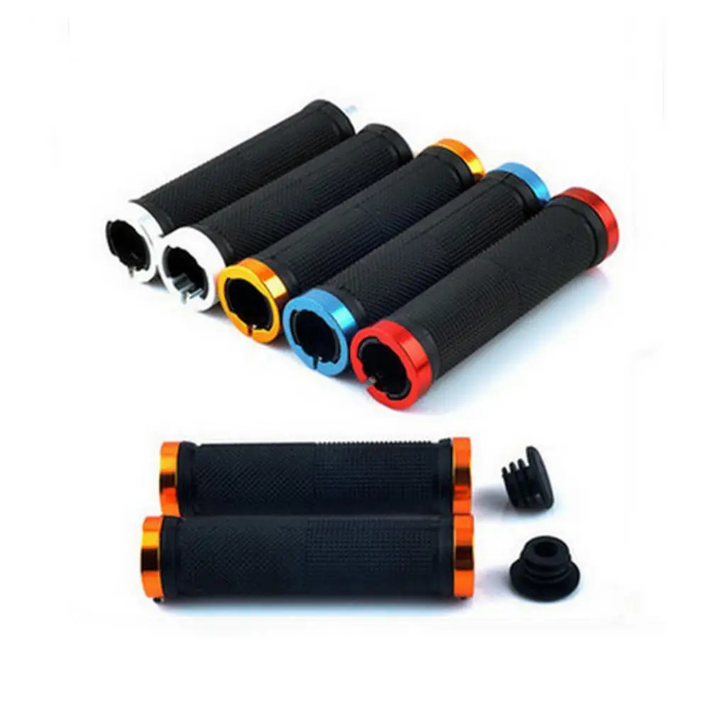 

1 пара высококачественных велосипедных чехол для велосипедного руля ручек, гладкие Мягкие резиновые ручки для руля
