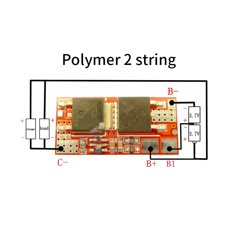 

1S 25A High Current Ternary Polymer Lithium Battery Protection Board Lasting 10A Short Time