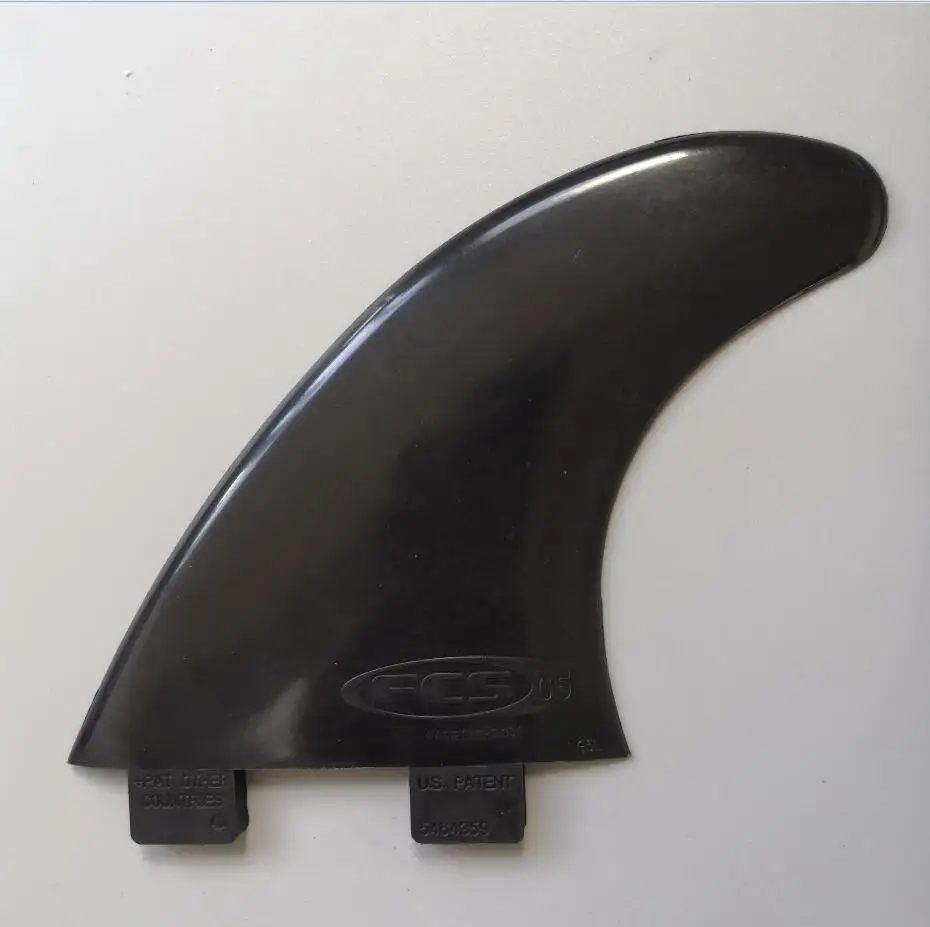 

High quality plastic Nylon+fiberglass black FCS surf fins G5 size surf board fins