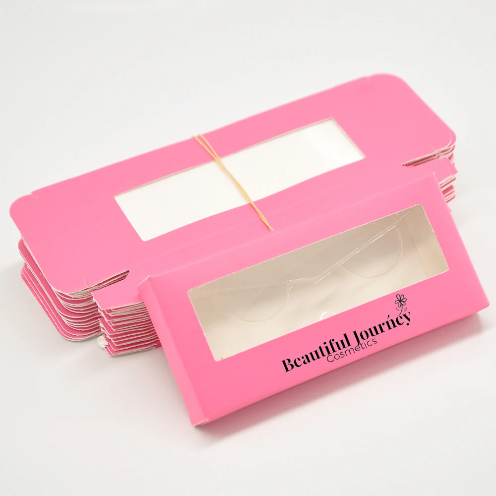 wholesale custom paper eyelash packaging box lashes boxes with logo mink eyelashes faux cils makeup case bulk vendors | Красота и