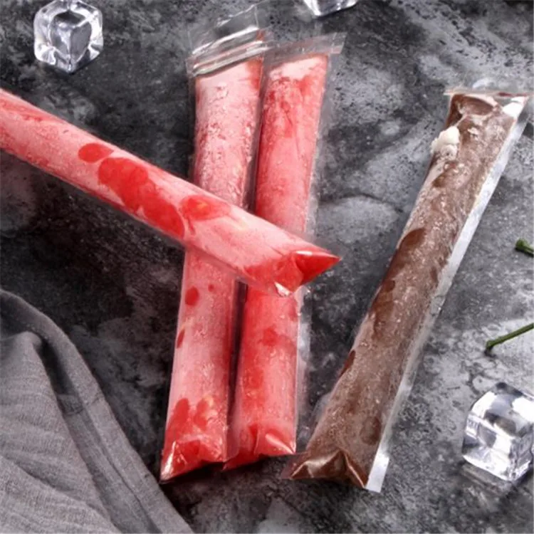 20Pcs Popsicle Molds Bag Disposable Self Sealing Frozen DIY Candy Bar With Funnel Ice Pop Bags BPA Free | Дом и сад