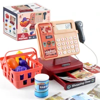 childrens puzzle play toy house girl toy simulation supermarket cash register electric multifunctional parent child toy