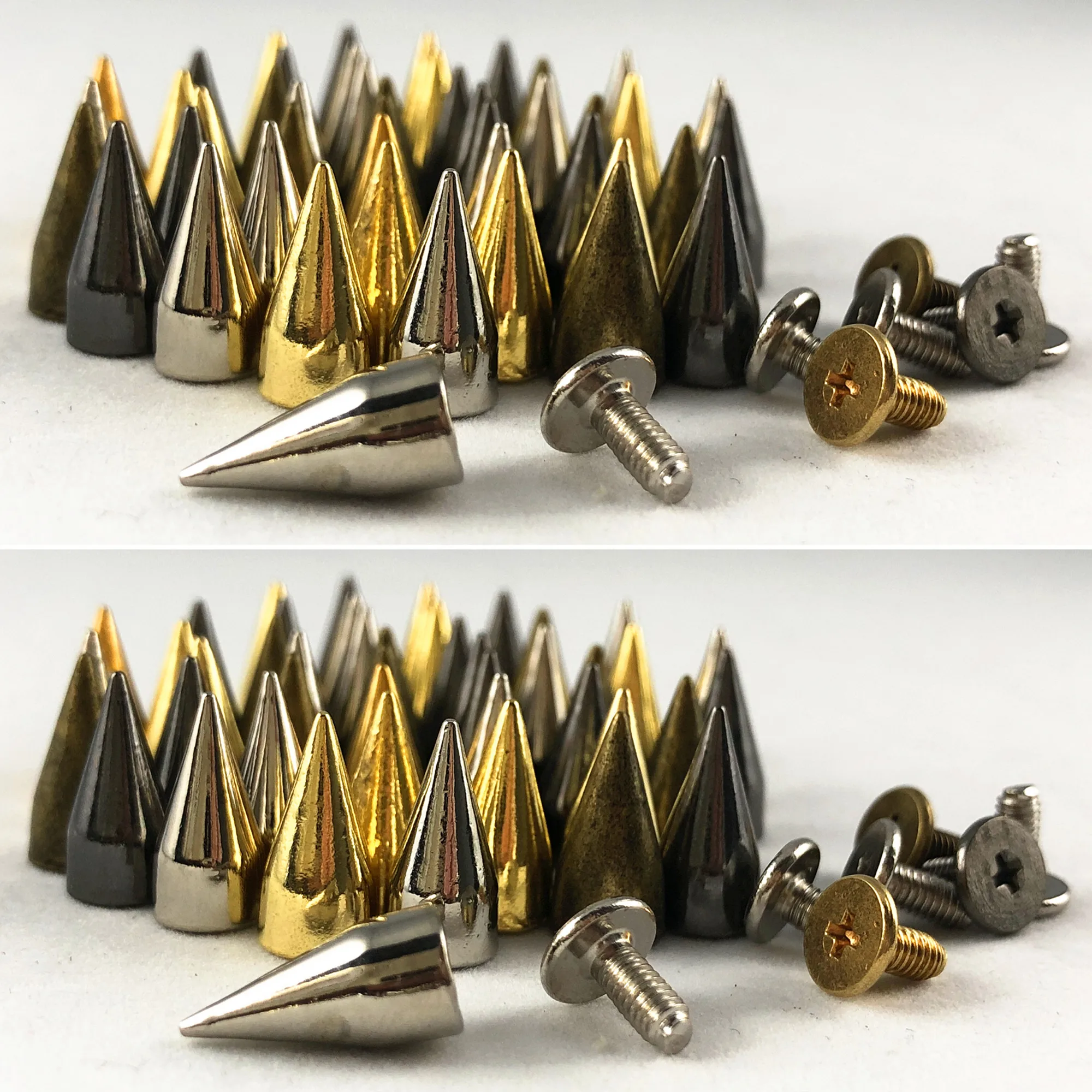 YORANYO 100 комплектов 13 мм значок шпильки панк сумки ремни Обувь Одежда Кожаная