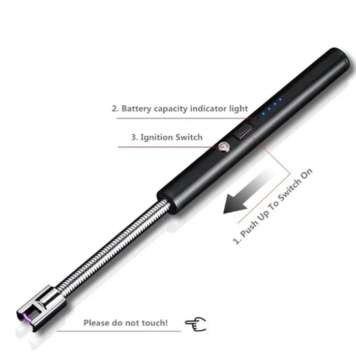 Электронная зажигалка с импульсной дугой поворотом на 360 градусов|Детали для