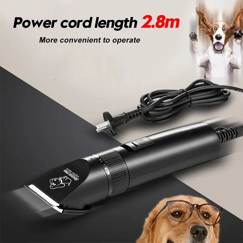 

Pet Cat Dog Hair Trimmer Clipper Pet Grooming Scissor Electric Pet Supplies Shearing Machine Shears Cutter Tool Rechargeable