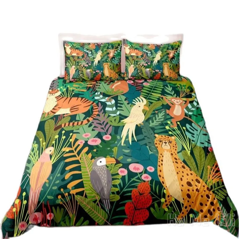 Изготовитель: Ho Me Lili комплект пододеяльников с изображением животных сафари