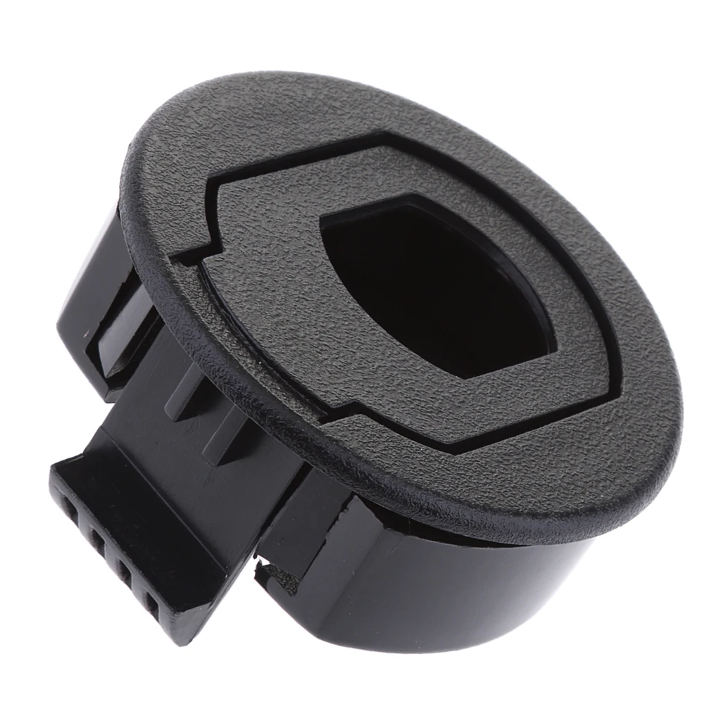 

Lock Door Handle With Black Plastic Round For RV Boat Marina