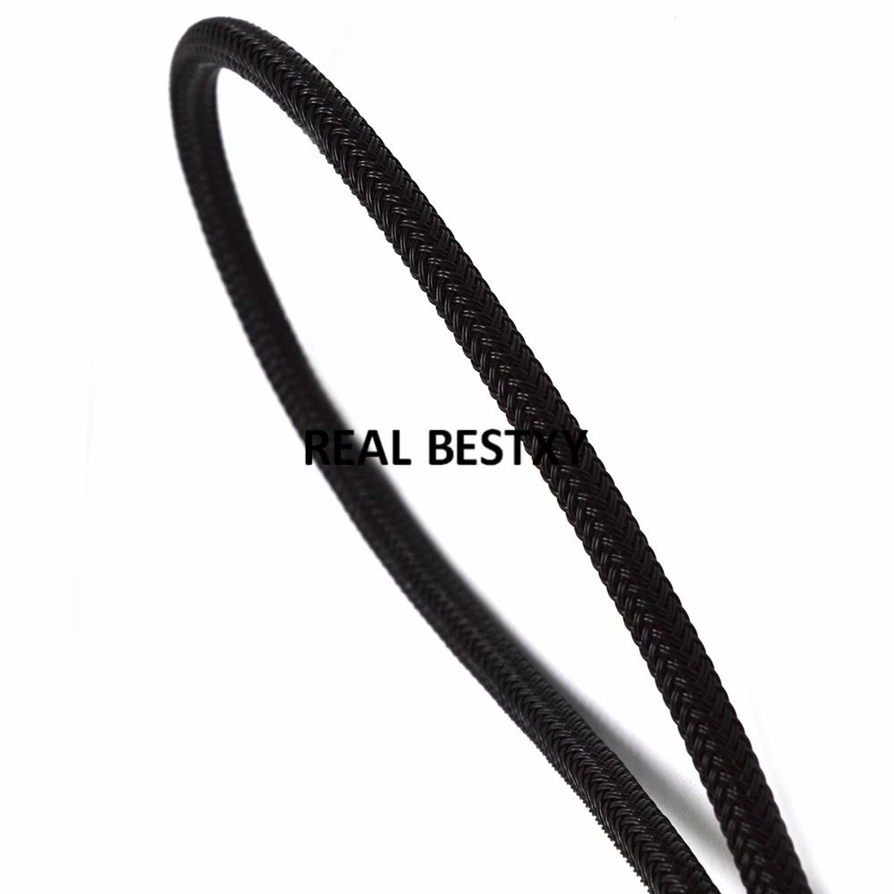 1 метр около 6 мм черные проволочные шнуры из нержавеющей стали для изготовления