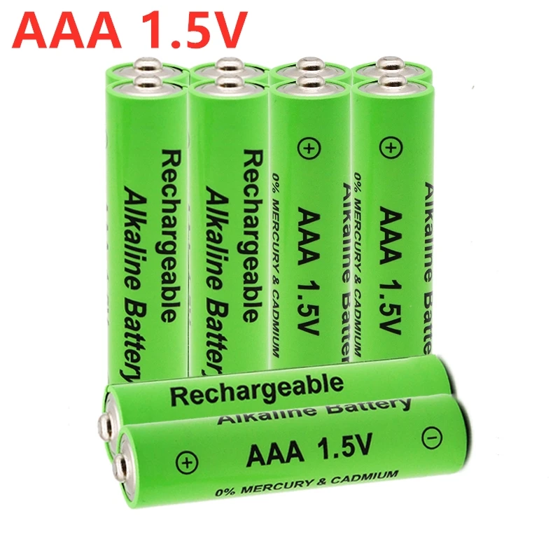 Новый 1 5 в 2100 мАч AAA Батарея щелочной Перезаряжаемые для фонарик Heaslamp игрушка