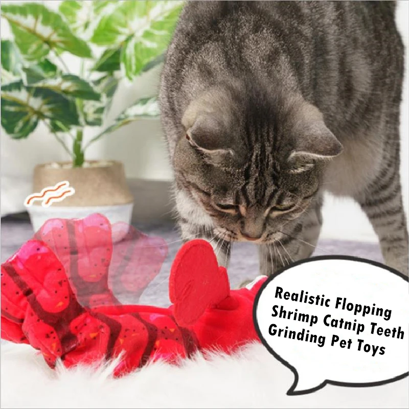 2021 Новая высококачественная игрушка для кошек Электрический движущийся лобстер