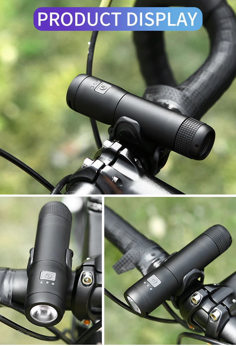INBIKE велосипедный светильник MTB велосипедный головной светильник водонепроницаемый светодиодный внешний аккумулятор USB Перезаряжаемый флэш-светильник 600-1000 Люмен передняя лампа 6 режимов
