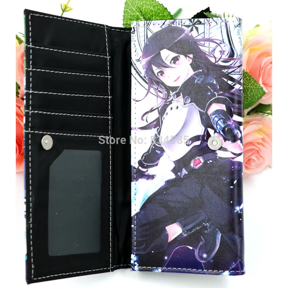 Sword Art Online Аниме Длинный клатч кошелек SAO Kirigaya Kazuto держатель для карт | Багаж и