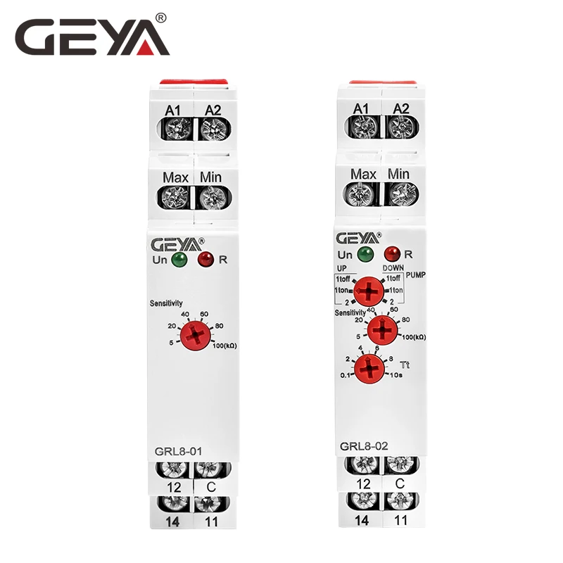 GEYA GRL8 уровня жидкости Управление реле 10A AC/DC24V 240V|Реле| |