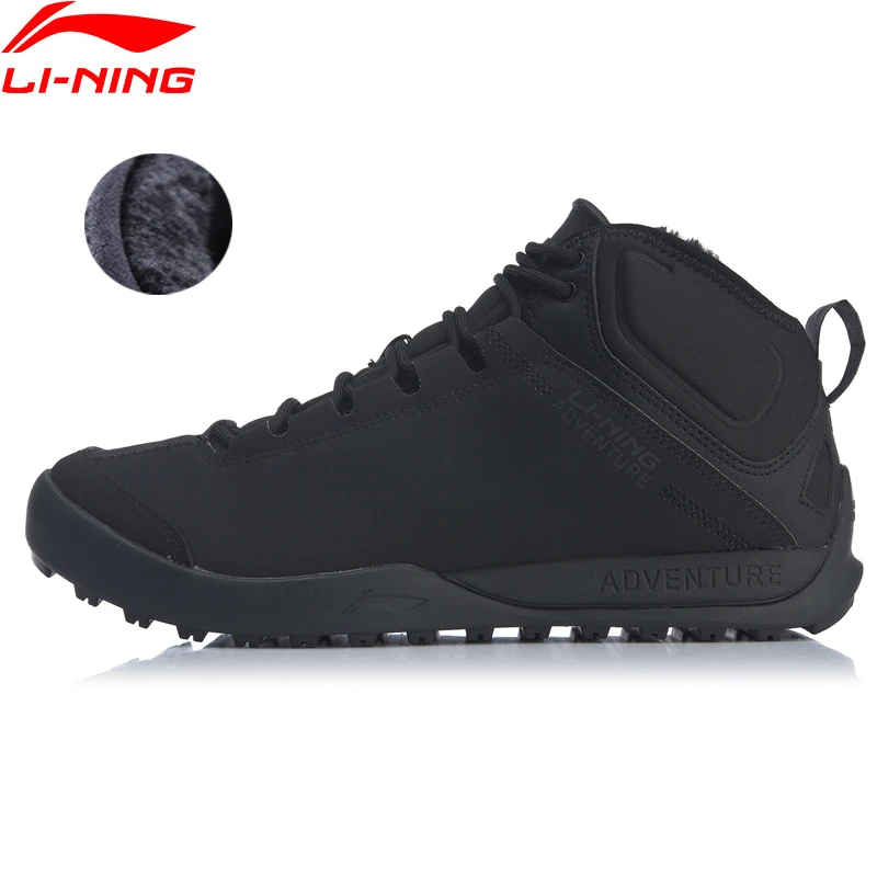 Li-Ning/Мужская неудержимая Уличная обувь для отдыха с тигром; теплая флисовая подкладка; Прочная спортивная обувь; стильные кроссовки; AHCN013 YXB247