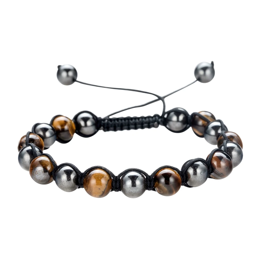 Бусины для гематита ASHMITA мужчин женщин рейки целебная энергия натуральный камень