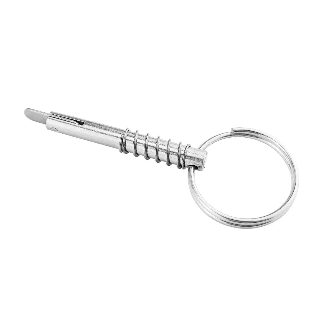 

Quick Release Pin for Boat Bimini Top Deck Hinge Marine S Steel 316 6.3x51mm