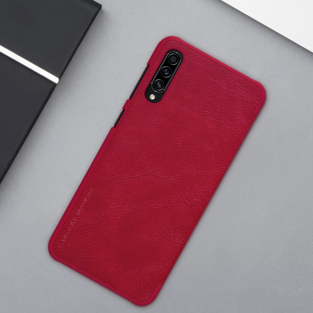 Nillkin Подлинная из искусственной кожи с откидной крышкой чехол для samsung Galaxy A10 A10s A20 A20e A30 A30s A40 A50 A50s A60 A70 M10 M20 M30 чехол s крышка