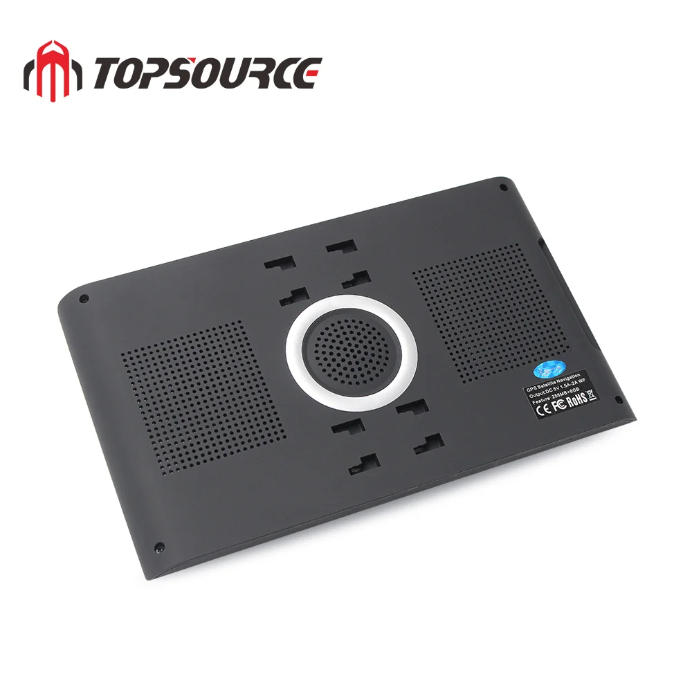 Topsource 9-дюймовая автомобильная GPS-навигация с большим экраном для грузовиков на WINDOWS CE 256 8GB Bluetooth AVIN Hands-free AV-IN FM-трансмиттер бесплатными картами.