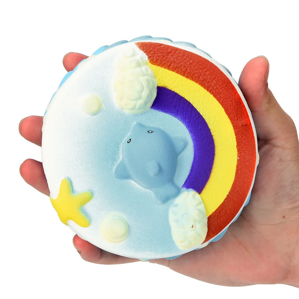 Kawaii зеленый мультфильм Динозавр мягкий медленно поднимающийся сжимает игрушки