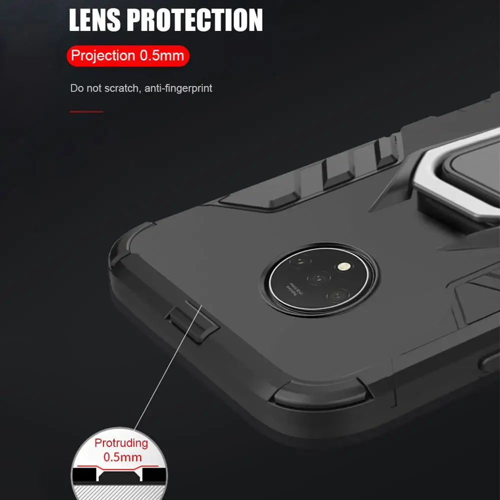 Чехол-бампер для oneplus 7T pro Чехол магнитный автомобильный держатель Анти-осенний