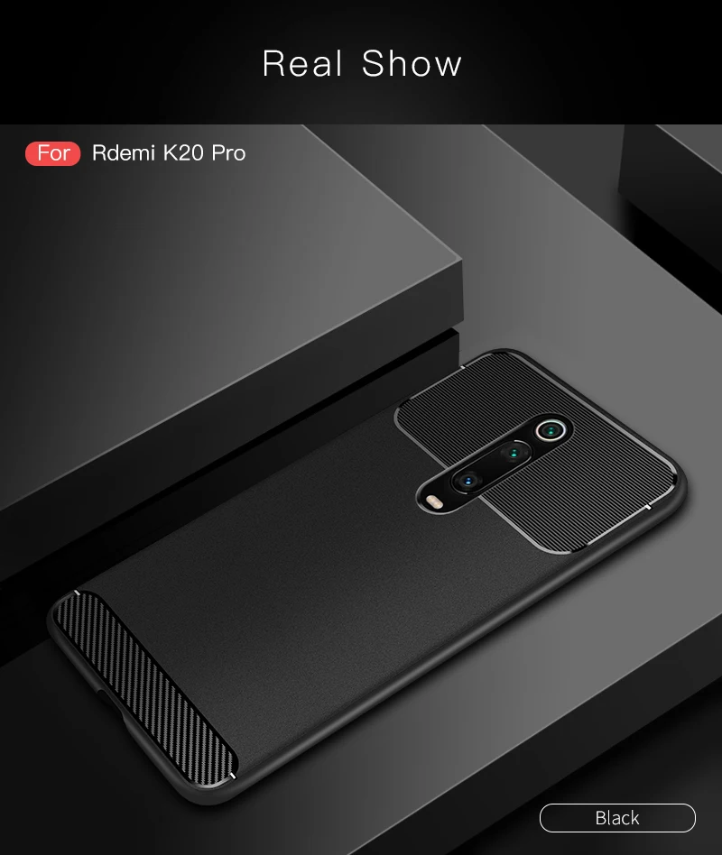 For Xiaomi 9T Pro phone case luxury armor business soft shell for Redmi 6A 7A 8A Pro GO K20 NOTE 7 8 pro can wireless charging