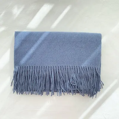 

Ladies pure cashmere scarf winter oversized ins thickened wild shawl retro scarf