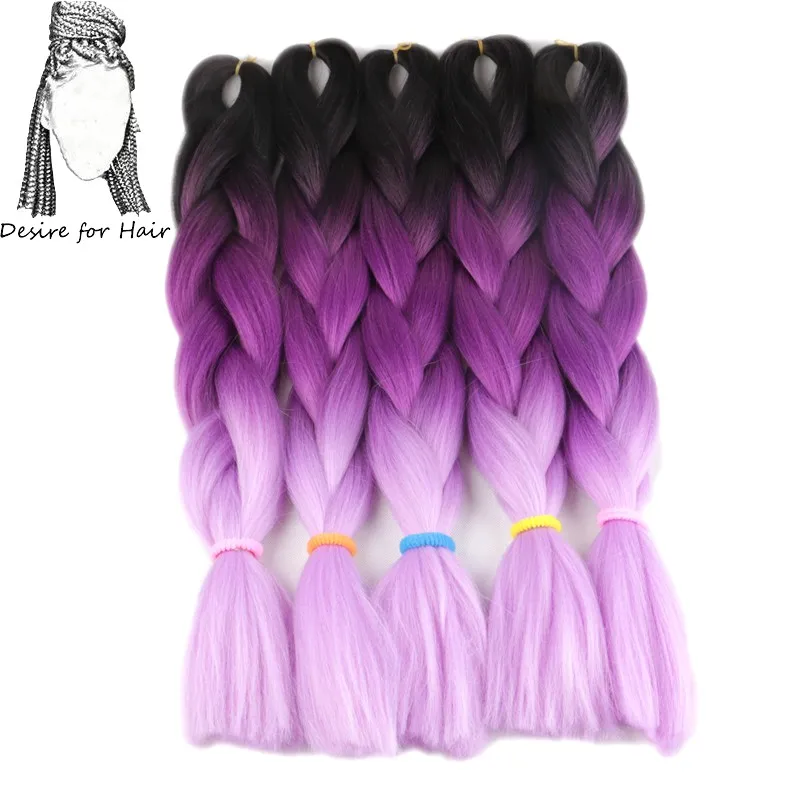 #10 Desire for hair 24 дюйма 100 г bling Блестки для волос mix большие синтетические косы плетение волос для наращивания - Цвет: #10