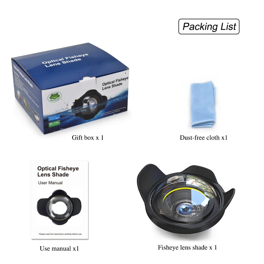 Объектив камеры широкоугольный 67 мм интерфейс для Sony Canon Nikon Fujifilm камера Seafrogs Meikon