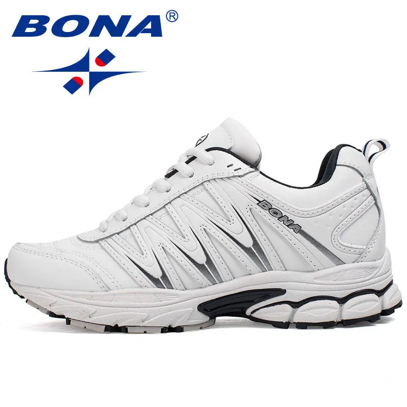 BlackWhite BONA/Новинка; популярный стиль; Zapatos de mujer; женская прогулочная обувь; спортивная обувь; Уличная обувь для бега; спортивная обувь; удобные кроссовки для женщин - Цвет: BlackWhite