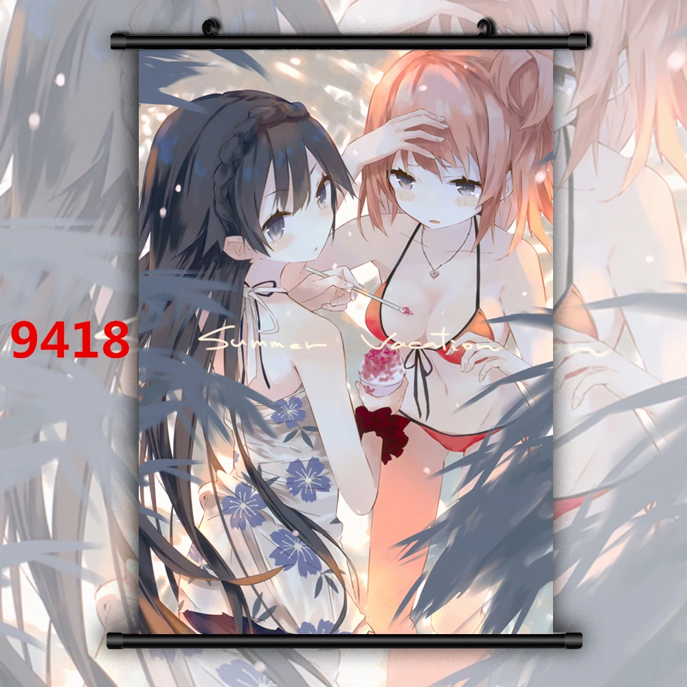 Настенный аниме-постер с рисунком орегаиру юкиносита юини манга HD | Дом и сад