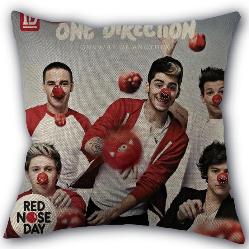 21 Изготовленная на заказ накидка для подушки, One Direction домашний текстиль площадь размером 45*45 см декоративное хлопковое белье, не выцветает и не наволочка Рождественский подарок - Цвет: 21