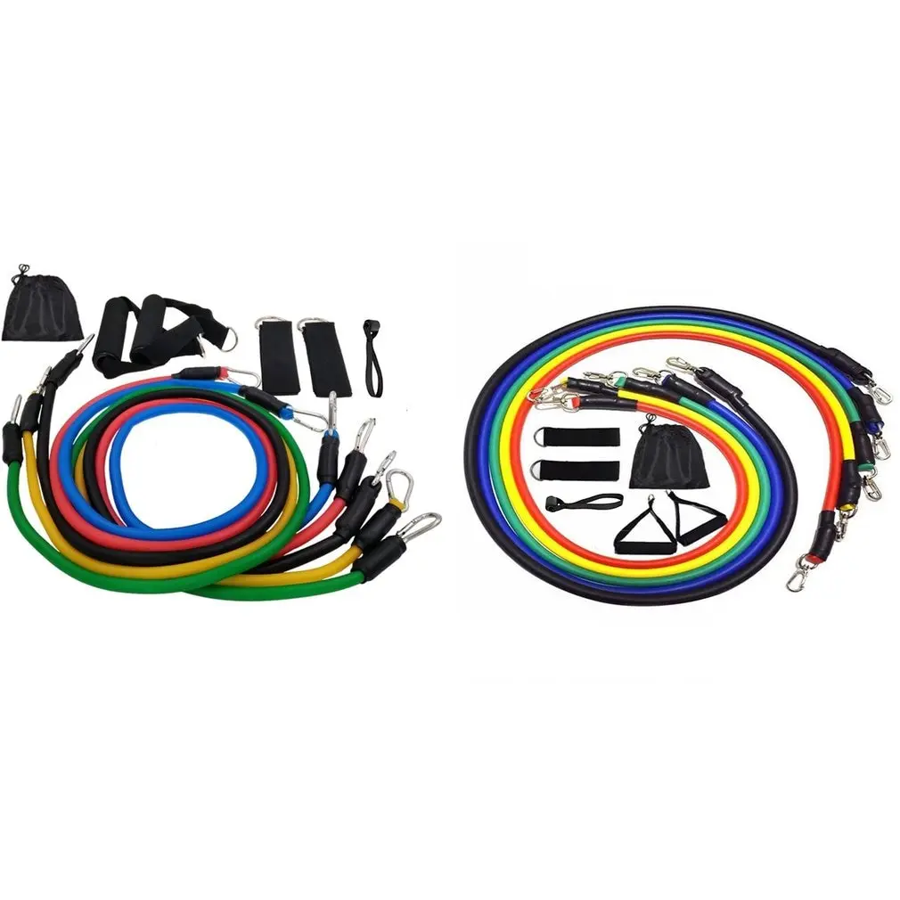 

11pcs Professional Available Pull Up Assist Bands Body Building Yoga Exercise Body Ankle Fitness Resistance Loop Band