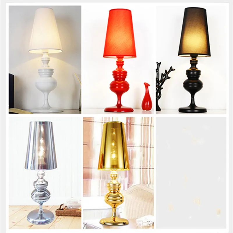 Современная настольная лампа для спальни, черная, белая, Золотая прикроватная Настольная лампа E27, Италия, столешница, светильник для гостин... от AliExpress RU&CIS NEW