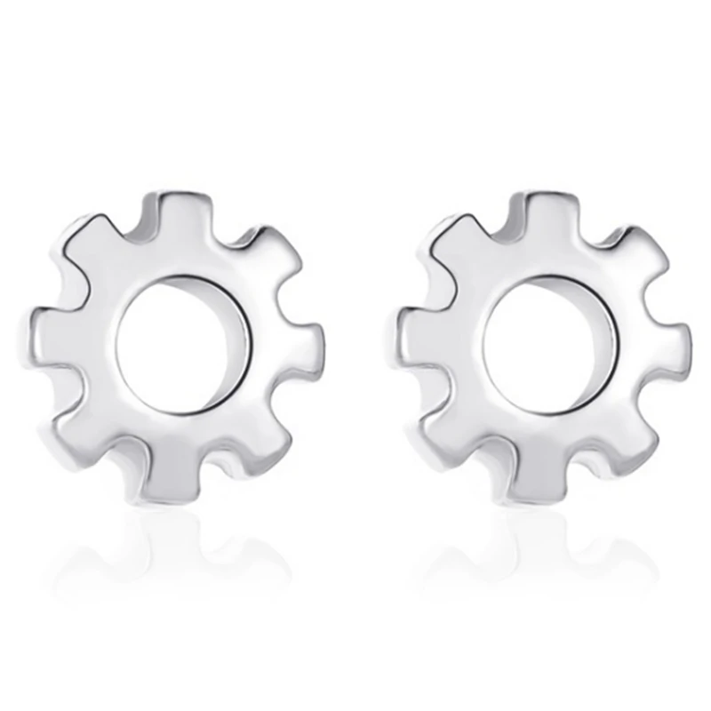 

Mini Gear Earrings Personality Rock Gear Earrings Female Punk Earrings Retro Party Wedding Jewelry Gifts