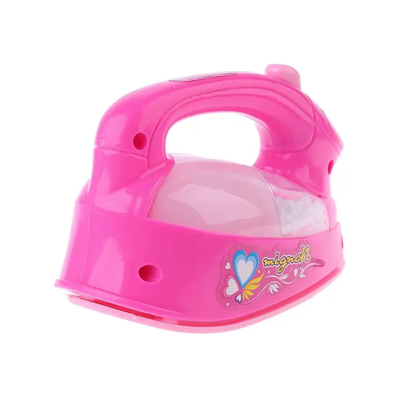 

Children Kid Boy Girl Mini Kitchen Electrical Appliance Electric Iron Toy Set Dummy Household Pretended Play Gift XX9F