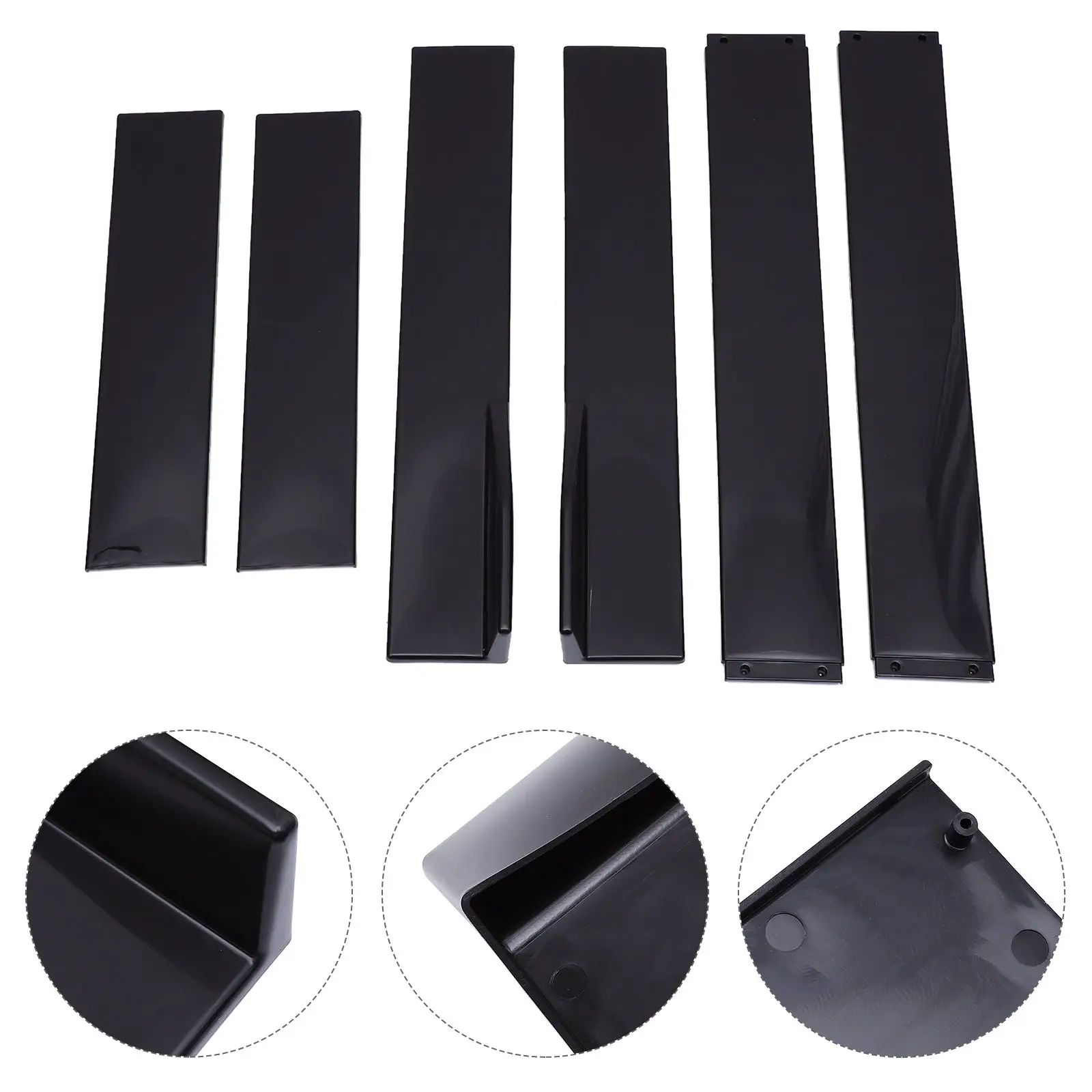 

1 Set Car Universal Side Skirt Extension Rocker Practical Car Accessory