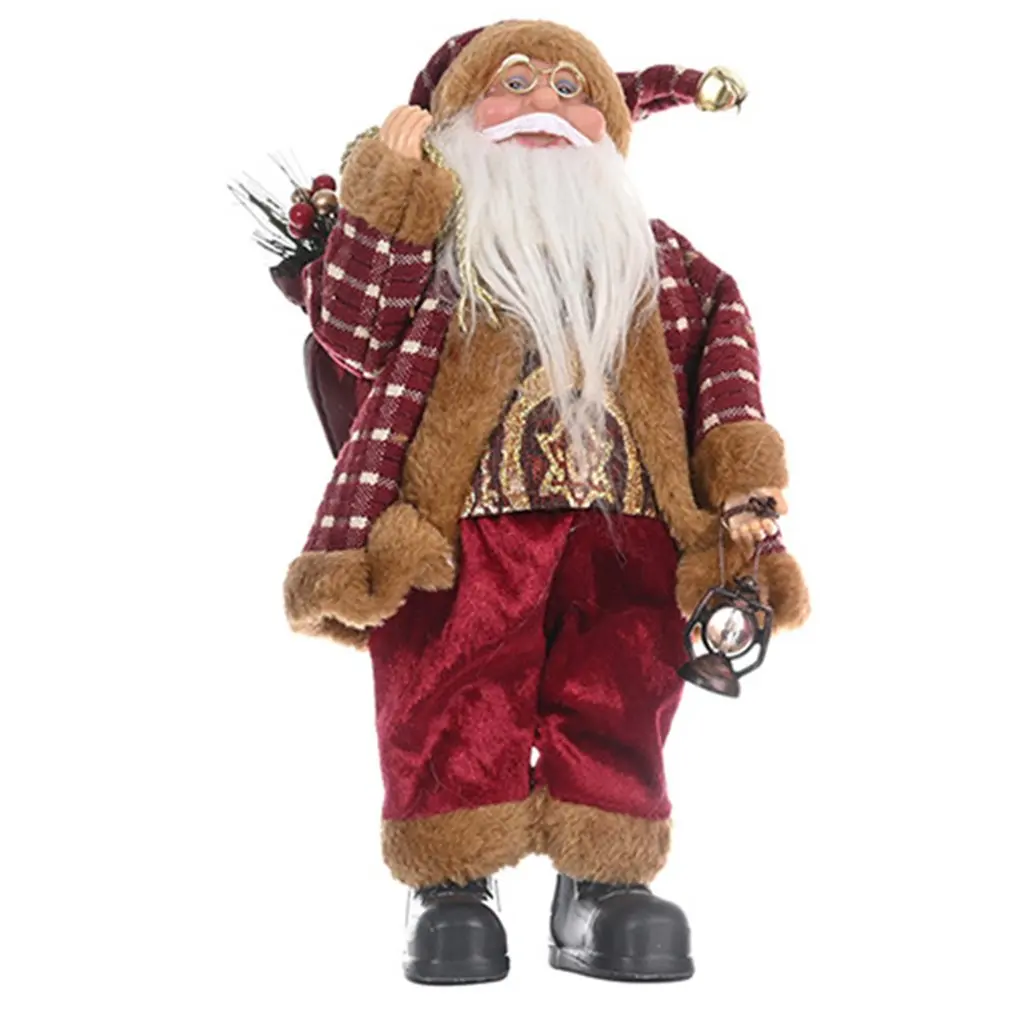 

Creative New Christmas Backpack Old Man Doll Ornaments Christmas Celebration Decoration Standing Posture Santa Claus Doll