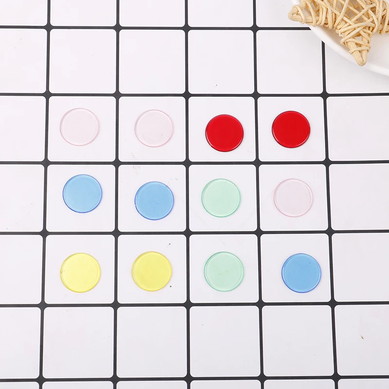 Монтессори Обучающие математические игрушки 100 шт. цветные Пластиковые монеты