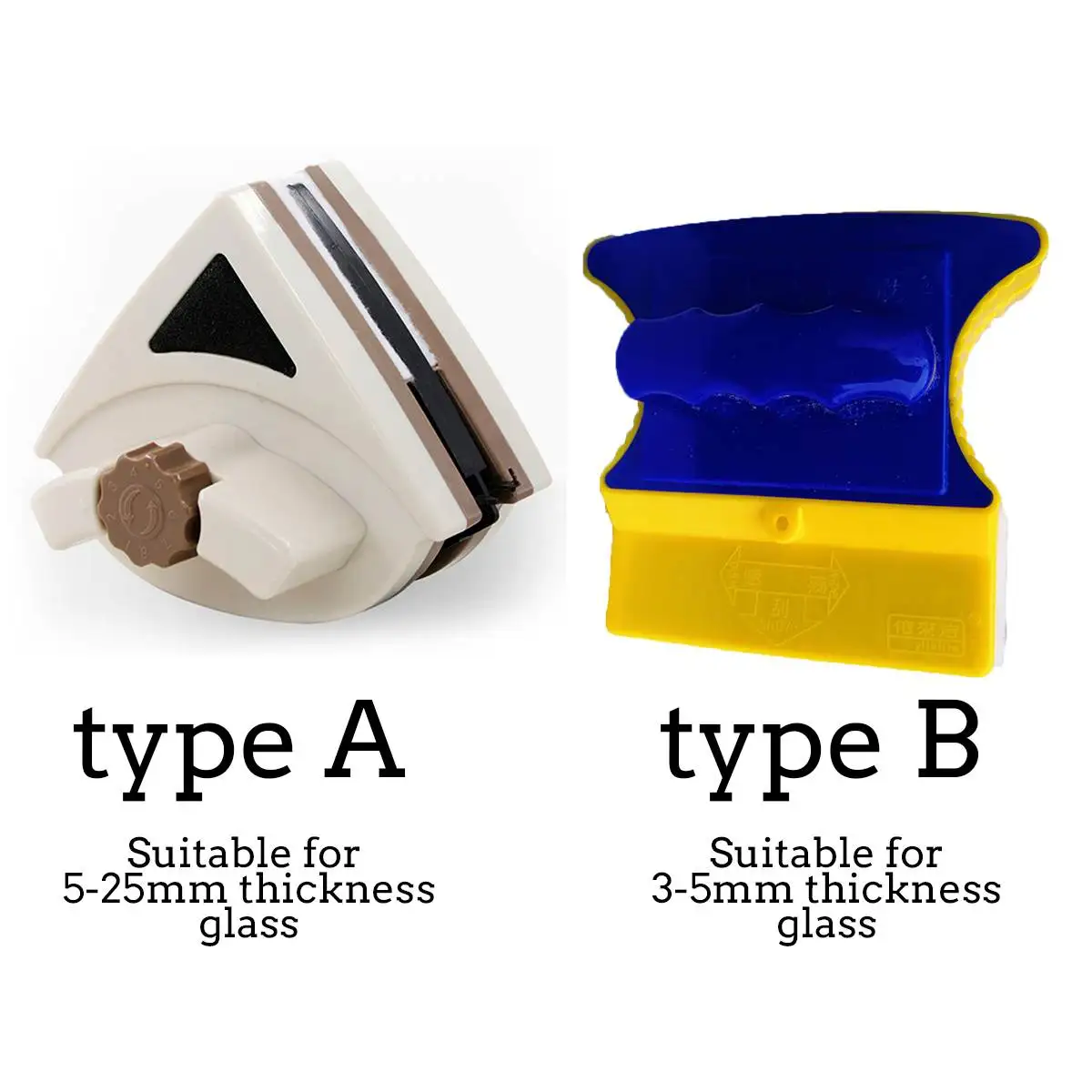 Магнитная щетка для мытья окна двухстороннее устройство очистки 3-5 мм/5-25 мм