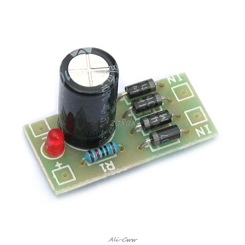 AC-DC конвертер 6/12/24V до 12V Full-диодный мост выпрямителя фильтр Питание модуль