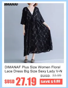 DIMANAF, женское платье большого размера, летнее, модное, женское, vestidos, сарафан, свободное, плиссированное, ниспадающее, с рюшами, повседневное, женское платье, 5XL