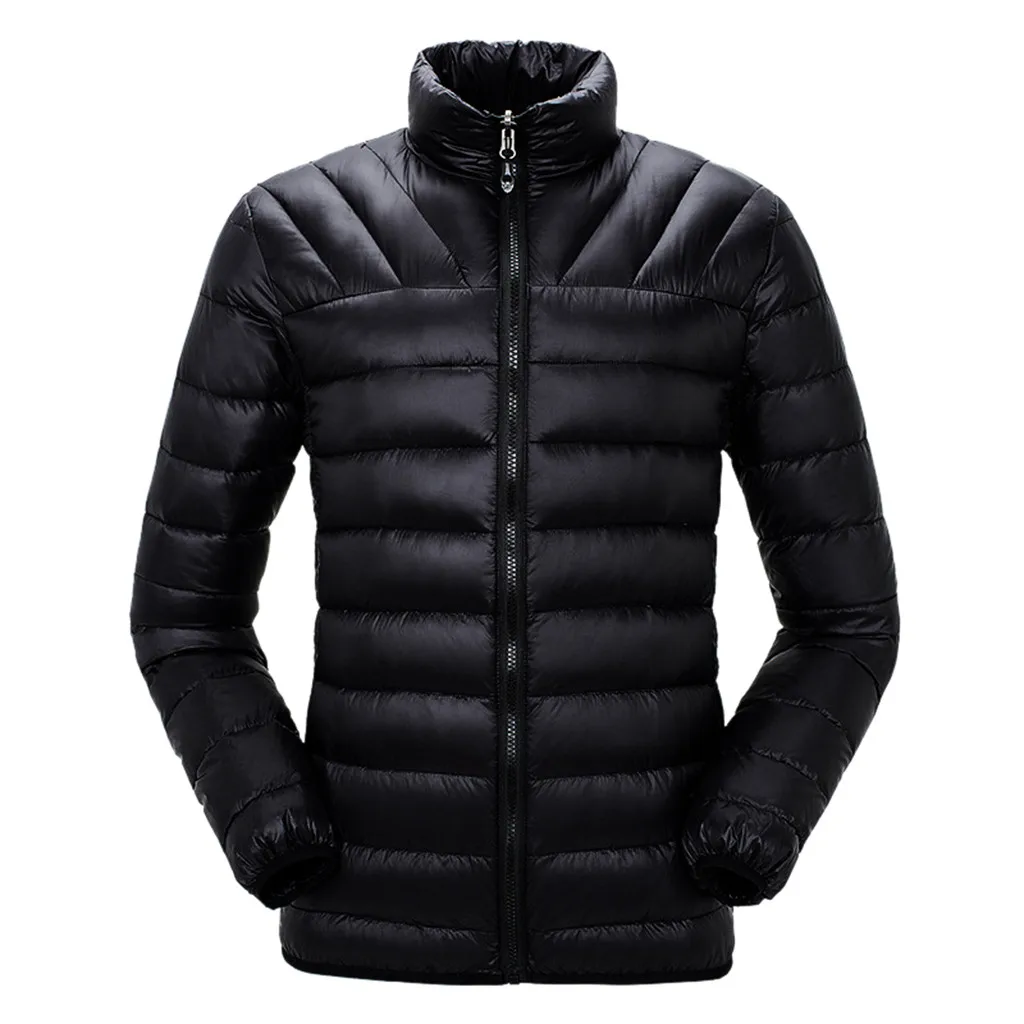 Модная мужская осенне-зимняя повседневная куртка с карманами и пуговицами