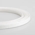 5 м XW66 чистый белый мягкий хлопок нейлоновые кабельные муфты RCA соединение XLR плетеная кабельная муфта HI-End HIFI кабельная муфта