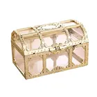 Винтажный прозрачный ящик для хранения сокровищ, безделушка для ювелирных изделий, коробка для хранения драгоценных камней, Органайзер