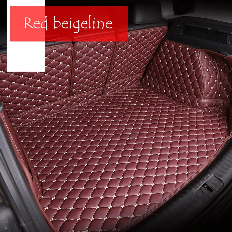 Red Для hyundai Creta ix25 задний коврик для багажника автомобиля прочный коврик для багажника полное покрытие защитная накладка для стайлинга автомобиля - Цвет: Red